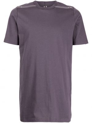 Camiseta de cuello redondo Rick Owens violeta