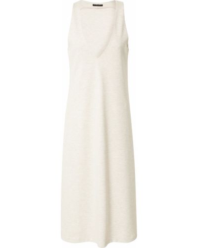 Robe mi-longue Sisley beige