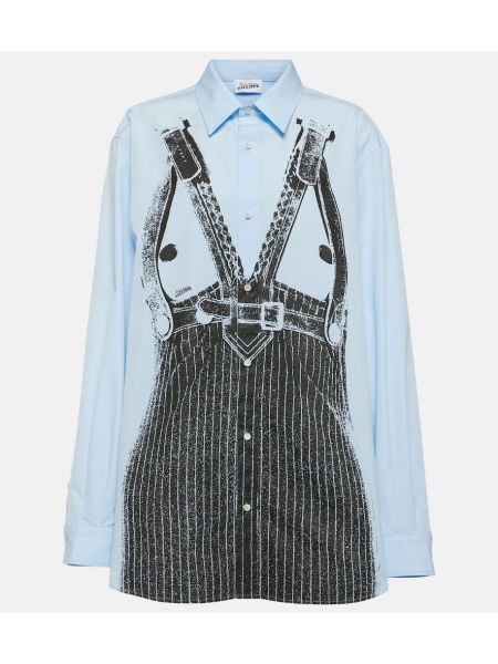 Camisa de algodón oversized Jean Paul Gaultier