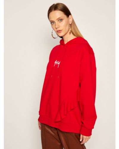 Bluza oversize Msgm, czerwony