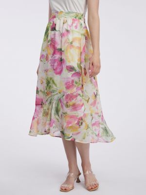 Midi suknja s cvjetnim printom Orsay