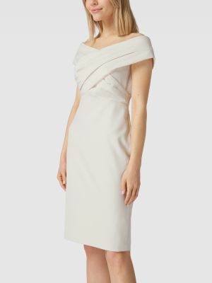 Sukienka koktajlowa Lauren Ralph Lauren biała