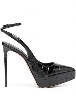 Slingback pumper med stropper Le Silla sort