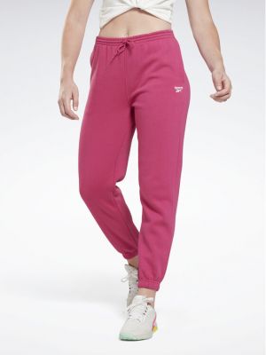 Αθλητικό παντελόνι Reebok ροζ