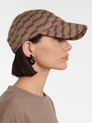 Cappello con visiera di cotone Balenciaga