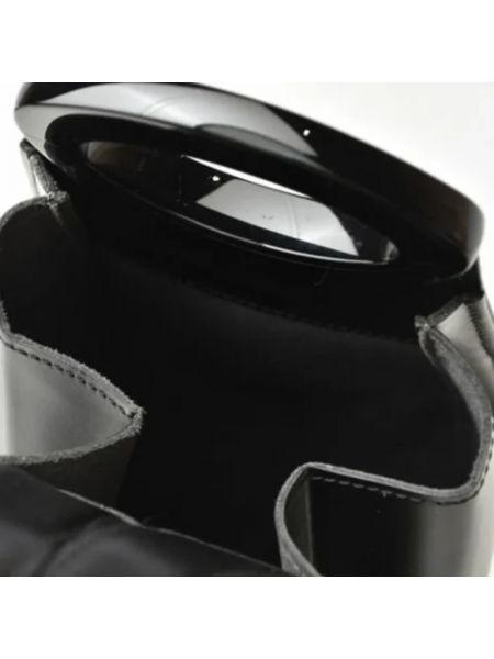 Body de cuero Louis Vuitton Vintage negro