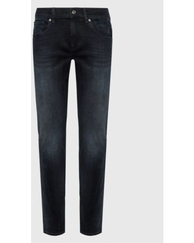 Jeans skinny slim 7 For All Mankind noir
