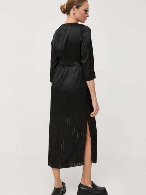 Midi haljina Armani Exchange crna