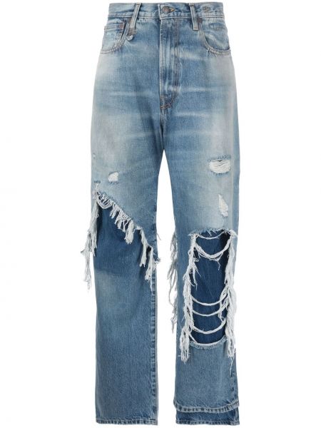 Nødlidende jeans 7/8 R13 blå