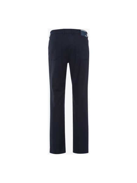 Pantalones chinos slim fit con bolsillos Brax azul