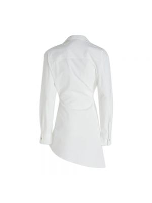 Sukienka mini na zamek Off-white biała