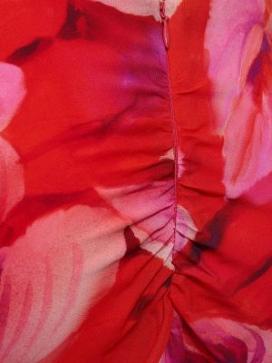Robe longue à imprimé The Andamane rouge