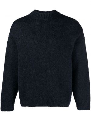Жакардов пуловер Jacquemus синьо