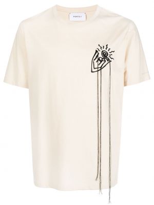T-shirt con stampa Ports V bianco