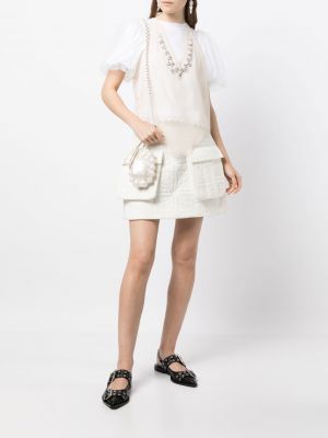 Mini sukně Simone Rocha bílé