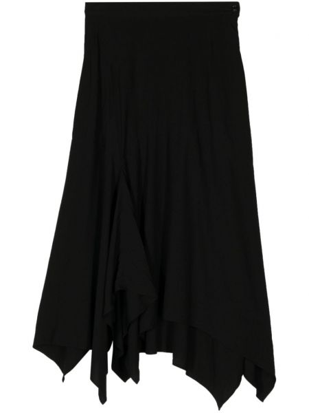 Ασύμμετρη φούστα Y's μαύρο