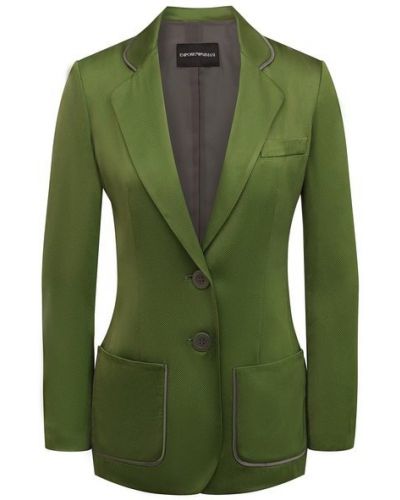 Пиджак Emporio Armani, зеленый