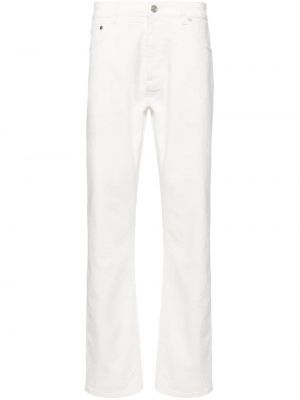 Žakárové straight fit džíny s paisley potiskem Etro bílé
