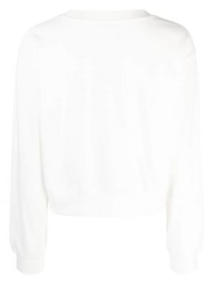 Sweatshirt mit stickerei aus baumwoll Izzue weiß