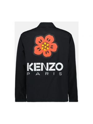 Koszula w kwiatki Kenzo czarna