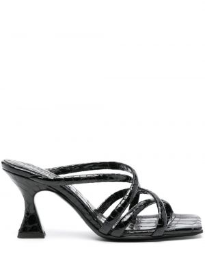 Kožené sandále Dorothee Schumacher čierna