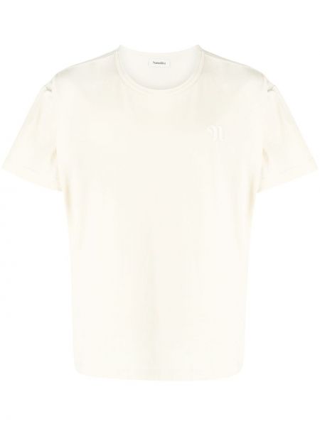 Tričko s potlačou Nanushka biela