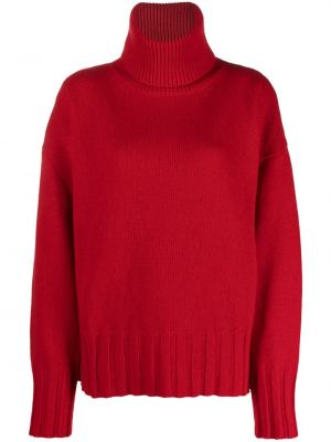 Sweter wełniany Made In Tomboy czerwony
