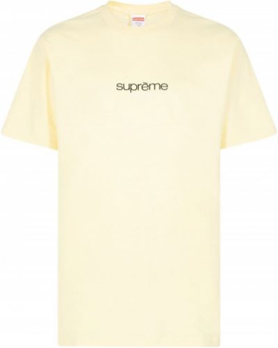 T-shirt Supreme, żółty