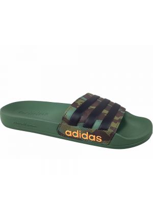 Šľapky Adidas - khaki