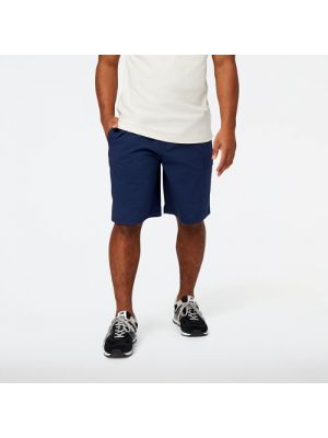 Geflochtene sport shorts aus baumwoll New Balance blau
