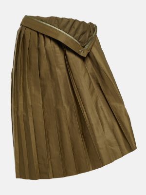 Plisirana asimetrična mini suknja Mm6 Maison Margiela