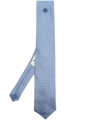 Seiden krawatte mit stickerei Etro