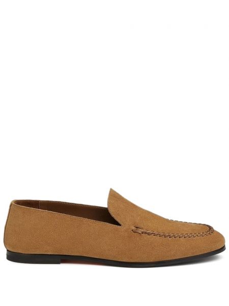 Wildleder loafer Hermès Pre-owned braun