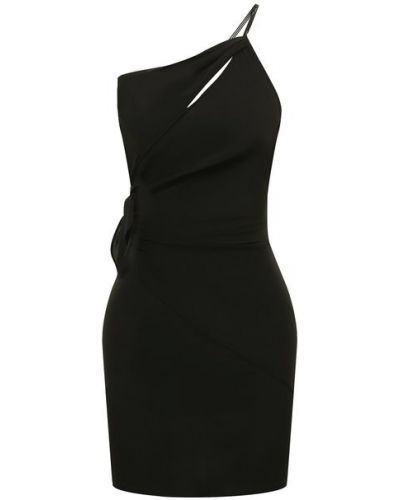 Шелковое платье N21, черное