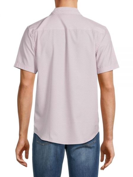 Рубашка с принтом Kenneth Cole розовая