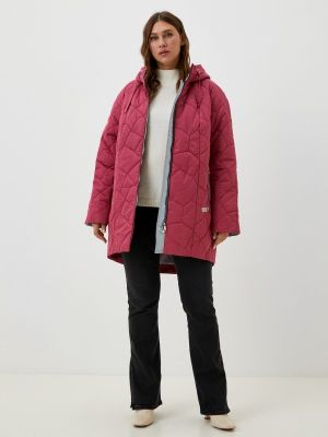Утепленная демисезонная куртка Wiko розовая