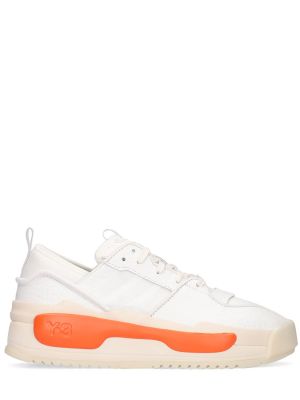 Sneakers di pelle Y-3 bianco