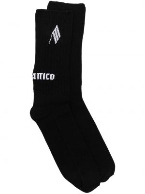 Чорапи The Attico черно