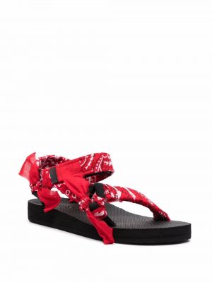 Sandales à imprimé Arizona Love rouge