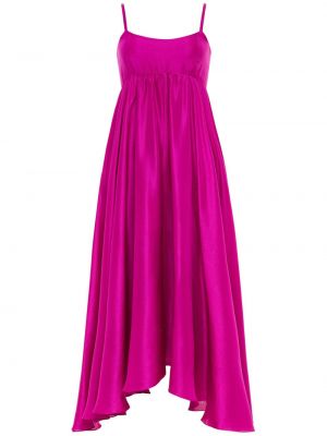 Svilena večernja haljina Azeeza ružičasta