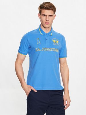 Polo majica La Martina modra