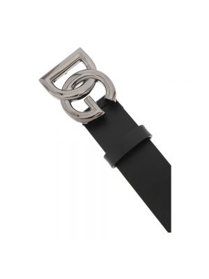 Cinturón de cuero con hebilla Dolce & Gabbana