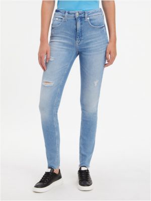 Jeansy Calvin Klein Jeans niebieskie