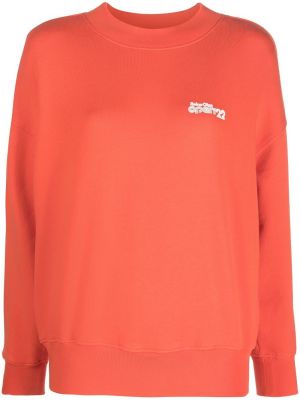 Sweatshirt mit print Reina Olga orange