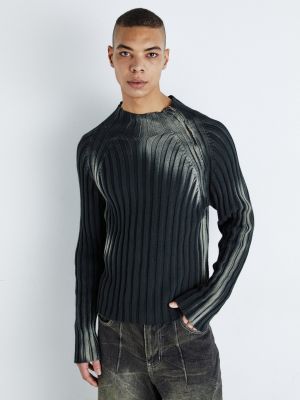 Асимметричный свитер Jaded London черный