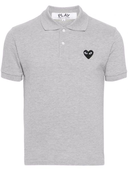 Poloshirt Comme Des Garçons Play grå