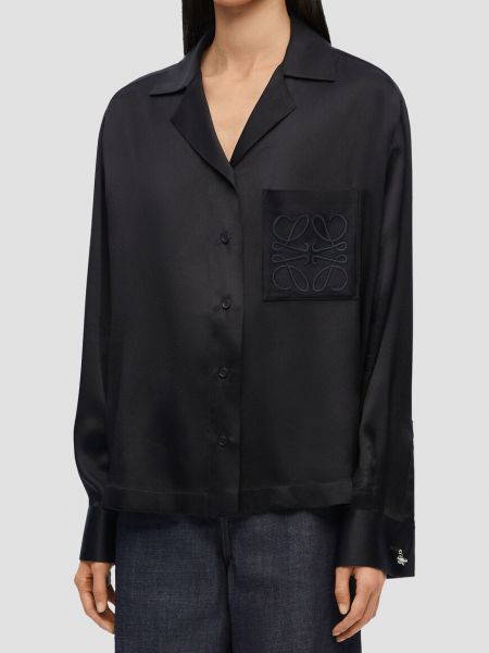 Блузка Loewe черная