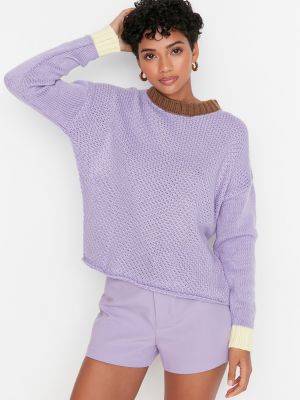 Sweter Trendyol - fioletowy
