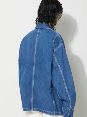 Kurtka jeansowa Carhartt Wip niebieska