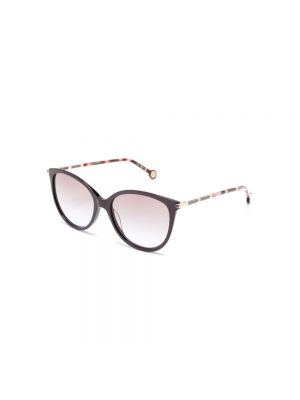 Okulary przeciwsłoneczne Carolina Herrera fioletowe
